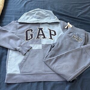GAP Kids Blue Hoodie and Sweatpants Set